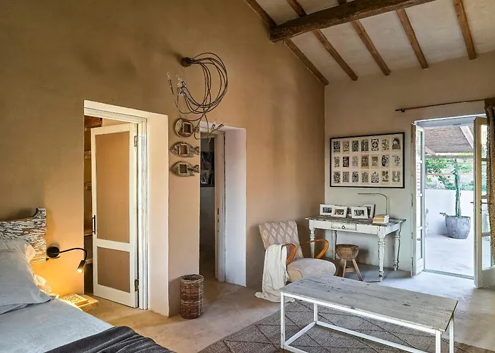 House With Pergola And Stunning Sunset On Elba